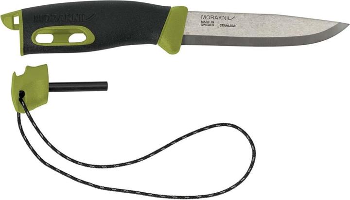 Actual product image Morakniv Survival Knife Companion Spark (S) Green (10.40 cm)