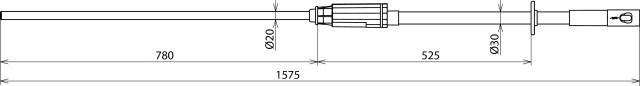 Produktbild Dehn PHE3 6 20 S SpannungsprÃ¼fer PHE III 6...20kV 50Hz Kat.