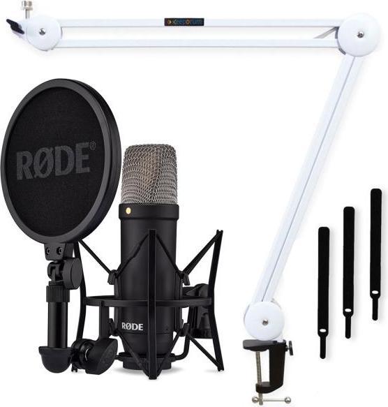 Actual product image RØDE NT1 Signature Black microphone with articulated boom WH