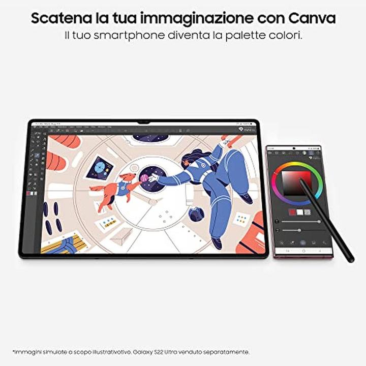Immagine prodotto Samsung Galaxy Tab S8 Ultra (5G, 14.60", 512 GB, Grafite)