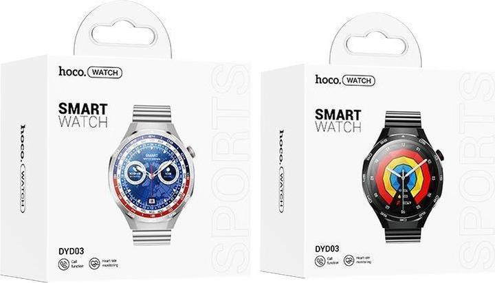 Actual product image Hoco Other Computer Accessory Smartwatch 1,53" TFT with call function DYD03 silver