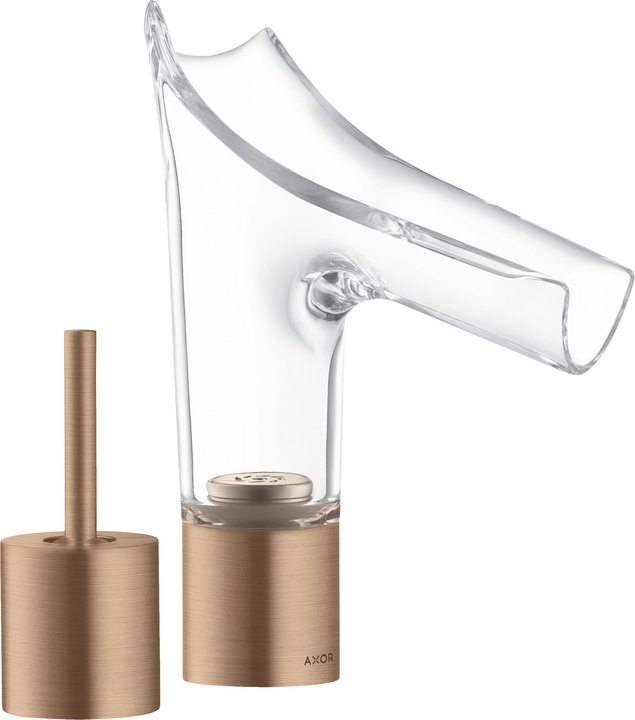 Actual product image Axor Starck V 2-hole basin mixer 110 with waste set