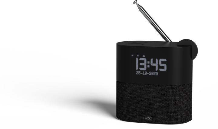 Actual product image SackIT WAKEit S Clock Radio