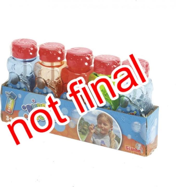Actual product image Simba BF soap bubble bottle, set of 5