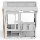 Image du produit AeroCool D501A-G-WT-v2 (blanc/bois) (ATX)