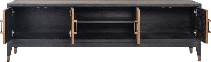 Actual product image Richmond Interiors TV Furniture Bloomingville black gold brushed 185