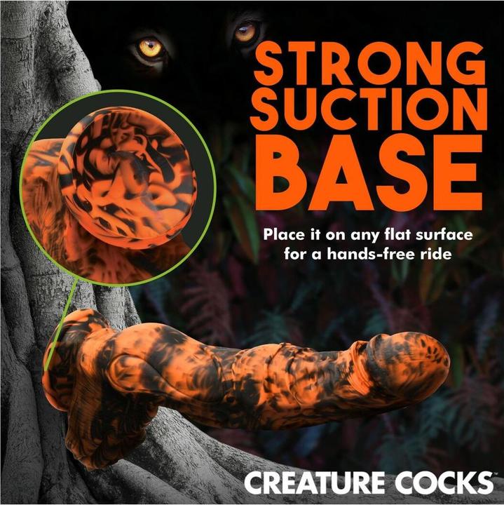 Actual product image Creature Cocks Sabretooth - Silicone Dildo/Black