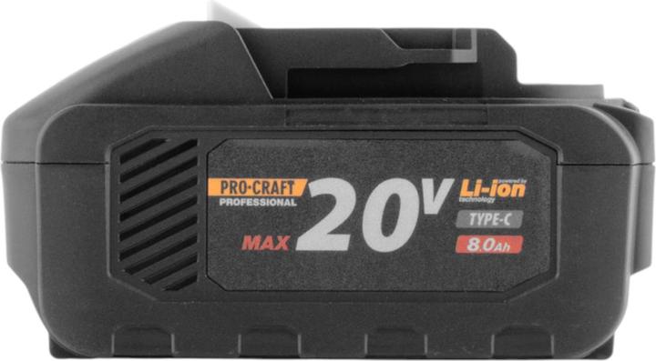 Immagine prodotto Procraft Batteria 20/8C 20 V 8,0 Ah / 8000 mAh Li-ion con indicatore di carica (20 V)