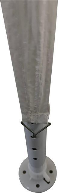 Productafbeelding Okko ARBOUR PV10120 2,9X2,9MM PE WHITE (290 cm, 290 cm)