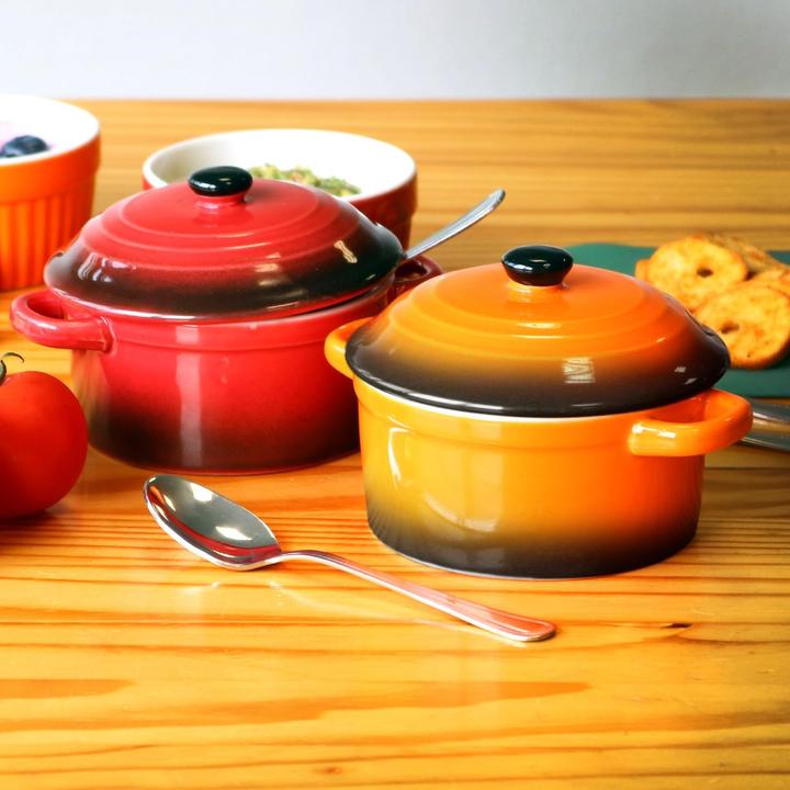 Produktbild Com-four 4-teiliges Auflaufform-Set mit Deckel