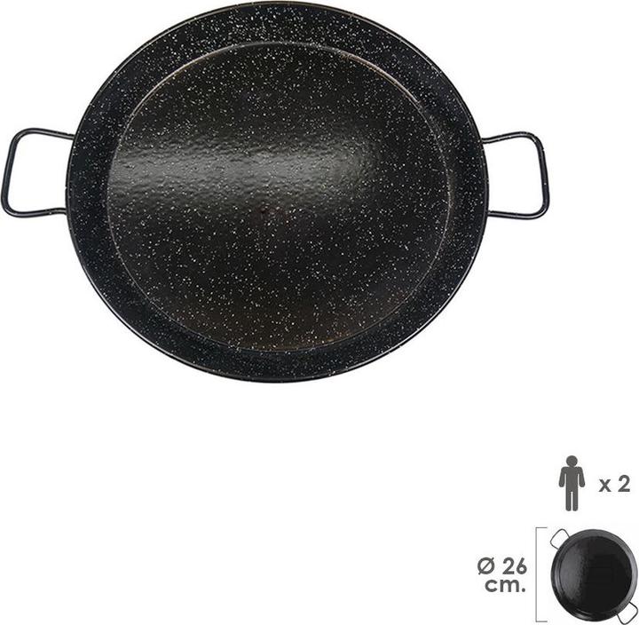Productafbeelding Garcima Paella pan (Paella pan, Staal, 26 x 6 cm)