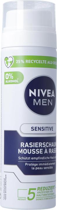 Actual product image NIVEA MEN Sensitive Rasierschaum (200 ml, Shaving cream)