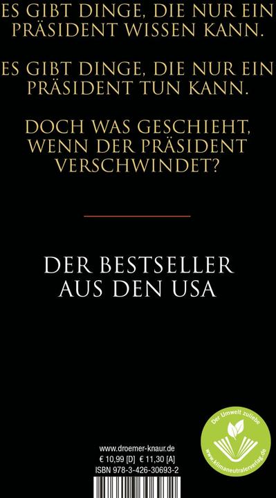 Actual product image The President Is Missing (German, Bill Clinton, James Patterson., 2019)