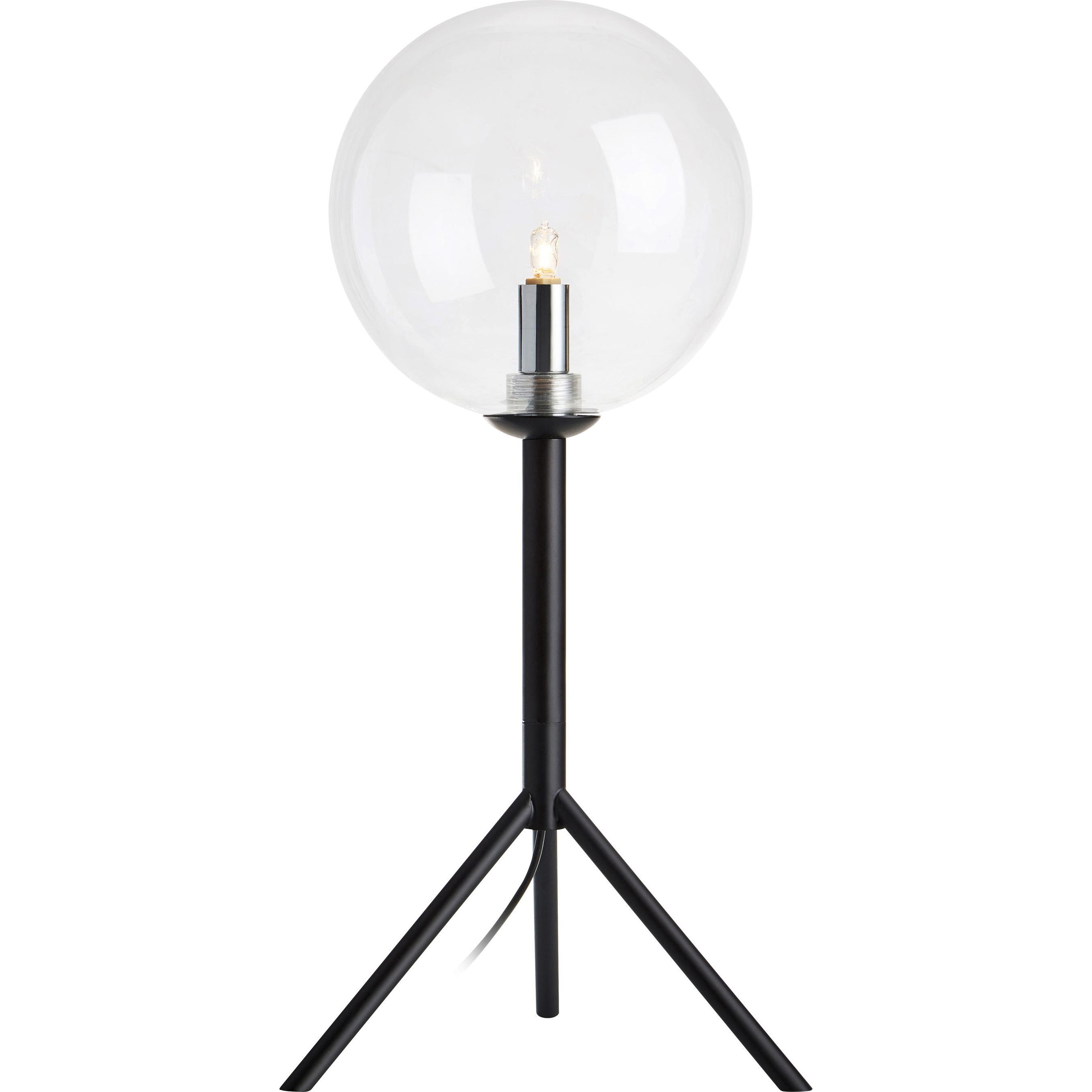 Markslöjd, Lampada da tavolo, ANDREW Table 1L Black/Clear