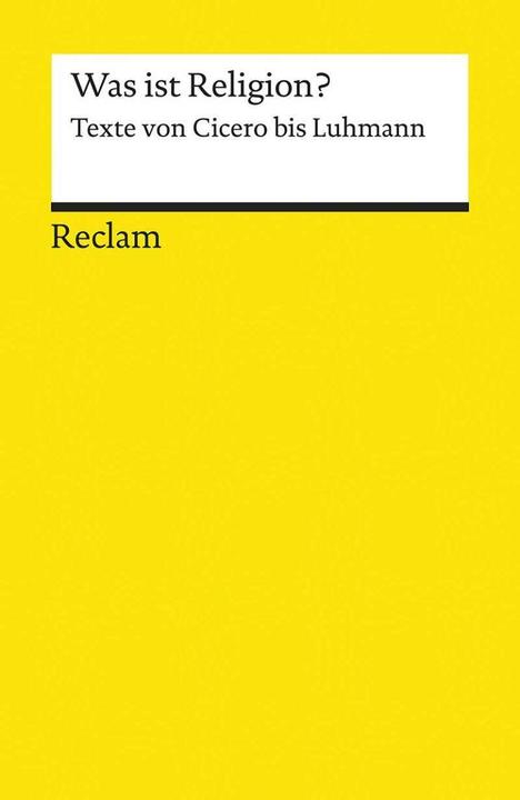 Produktbild Was ist Religion? (Deutsch, Jens Schlieter, 2010)