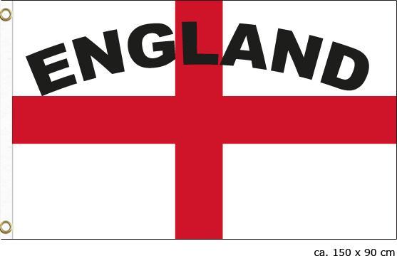 Rainbow England Fahne mit Metallösen (150 x 90 cm)