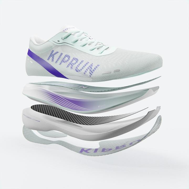 Produktbild Kiprun Laufschuhe Herren mit Carbon-Platte - KD900X.2 grün/lila (47)