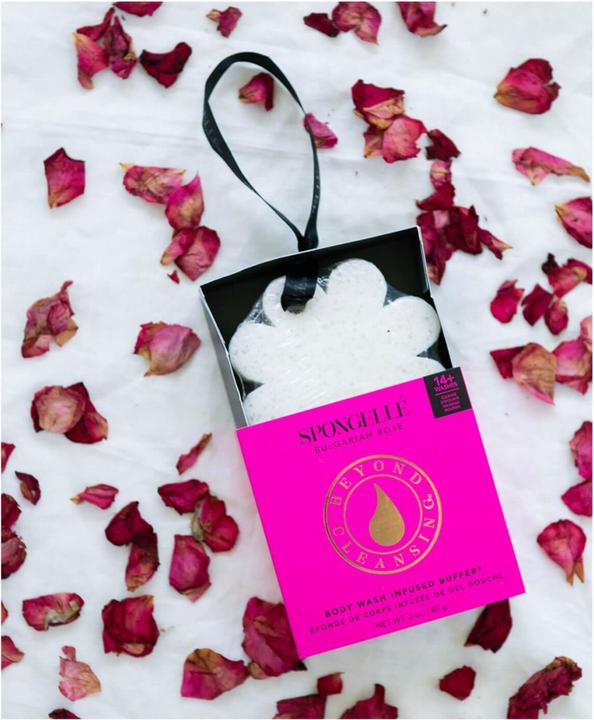 Actual product image Spongellé Boxed Flower - Bulgarian Rose