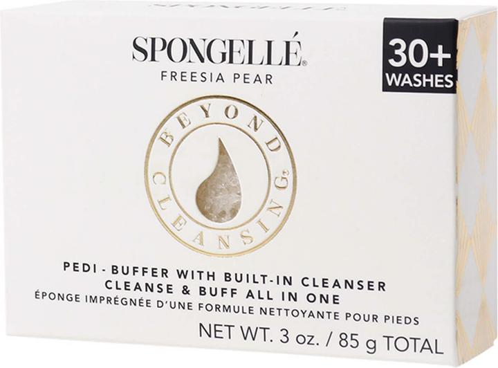 Actual product image Spongellé Pedi-Buffer - Freesia Pear (Foot bath)