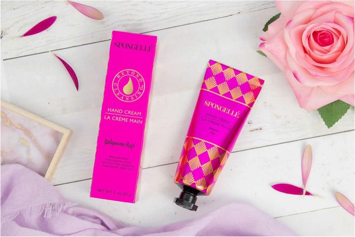Actual product image Spongellé Hand Cream - Bulgarian Rose