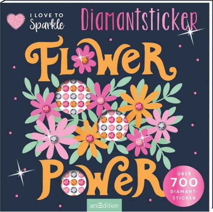 Produktbild Stickerbuch - Love to Sparkle (Flower) (700 Sticker)