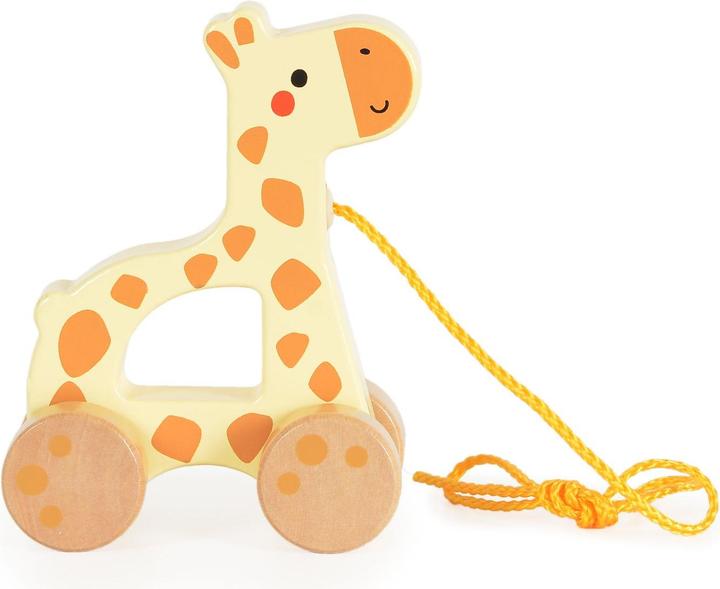 Actual product image Tooky Toy Jouet à tirer Animal en bois