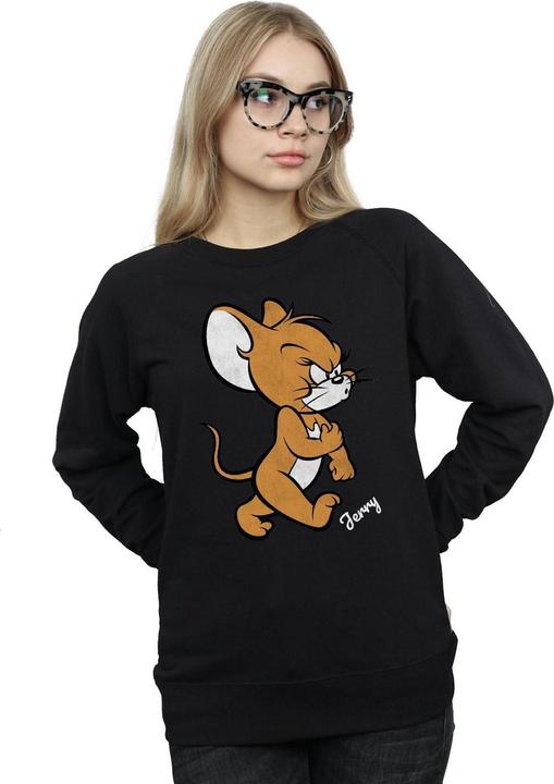 Immagine prodotto Tom & Jerry Felpa da donna/ragazzo in cotone Angry Mouse (M)