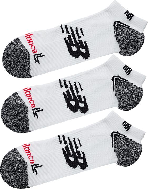 Actual product image New Balance No Show Run Socks 3 Pack (L)