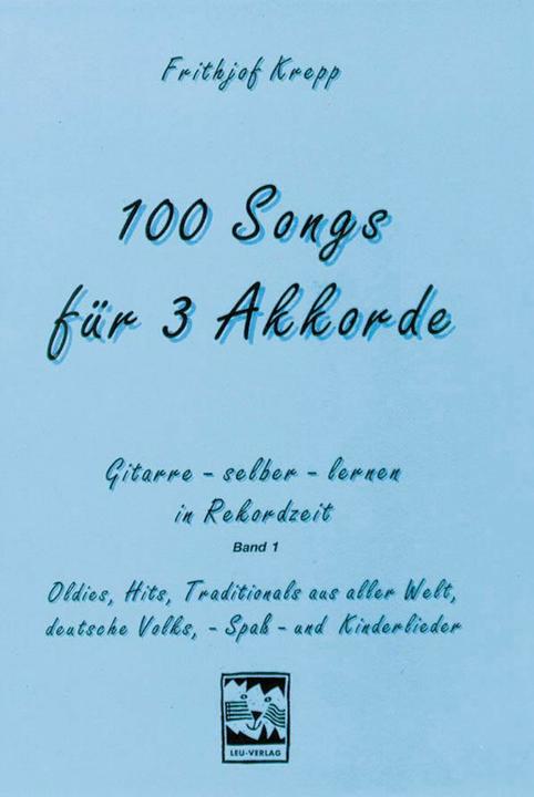 Actual product image 100 Songs für 3 Akkorde (German, Frithjof Krepp, 2003)