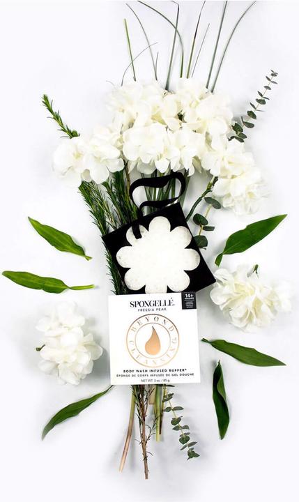 Actual product image Spongellé Boxed Flower - Freesia Pear
