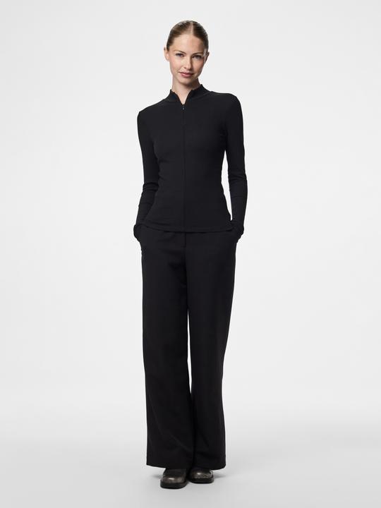 Actual product image Pieces Pckitte Zip Ls T-Neck Top Noos Bc (S)