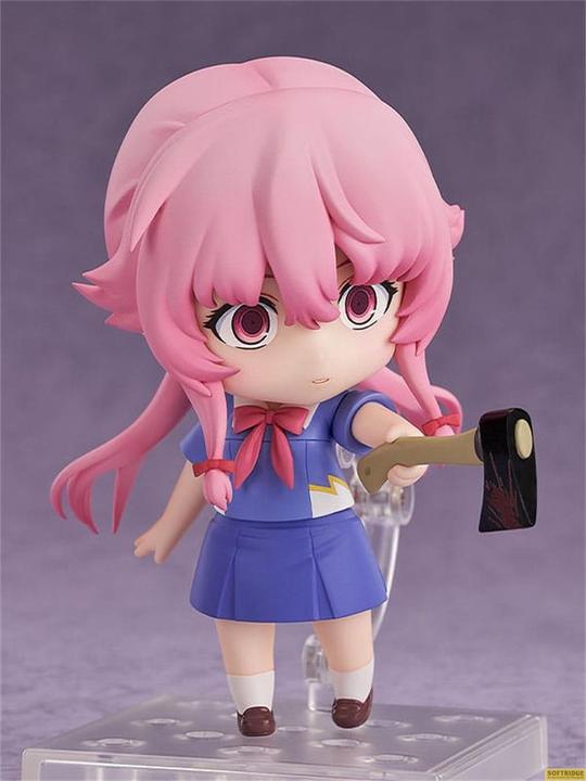 Actual product image Good Smile Company Mirai Nikki Nendoroid Action Figure Yuno Gasai 10 cm