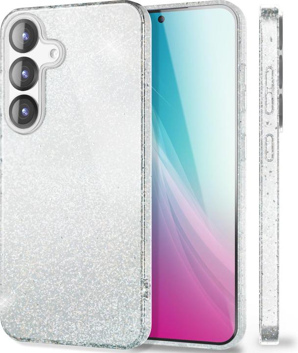Produktbild Nalia ShinePop - Stabile Glänzende Glitzer Hülle - Glamour Glitter Cover (Samsung Galaxy S25)