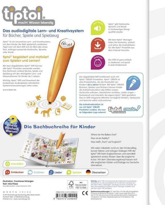 Actual product image tiptoi We learn English (German)