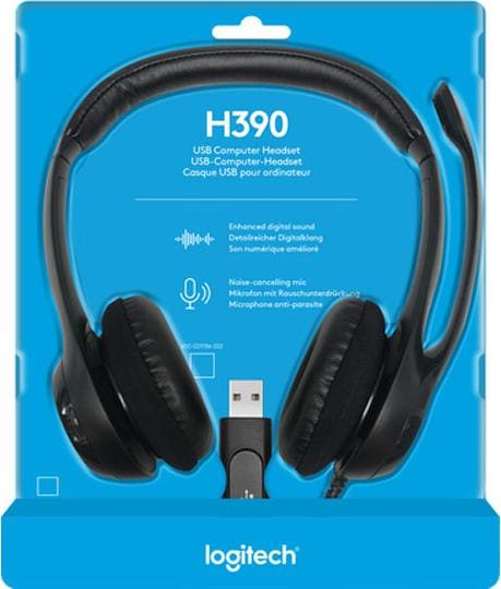 Actual product image Logitech H390 (Cable, USB-A)