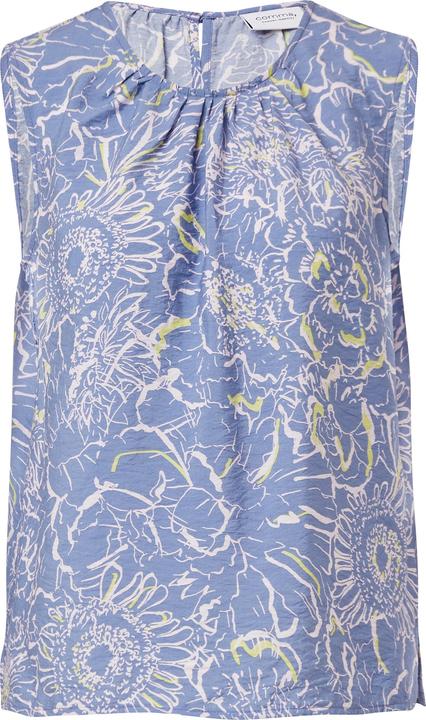 Comma Bluse Strukturiertes Blusentop mit Raffung