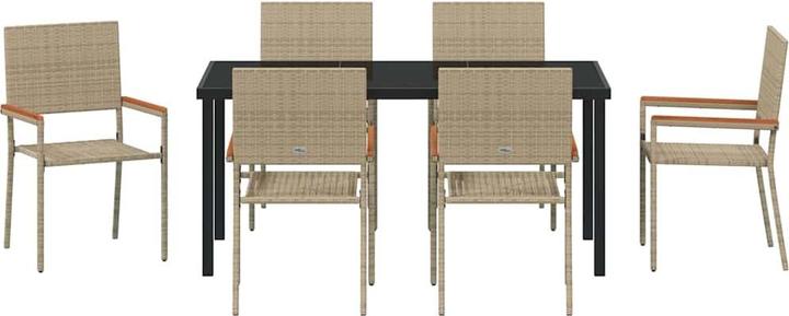 Produktbild vidaXL Garten Essgruppe (160 x 80 x 73 cm)