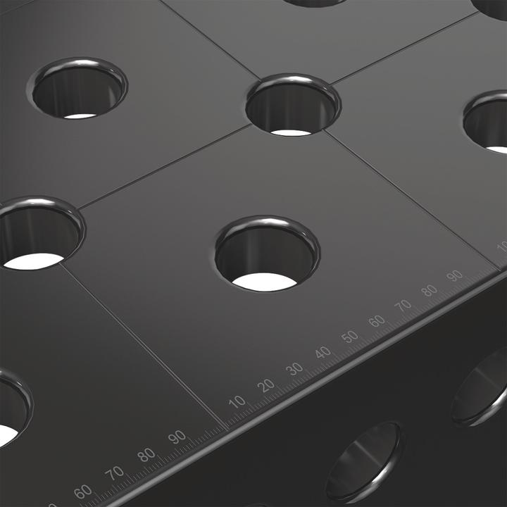 Actual product image Schweisskraft Welding table 2000x2000x200 Plasma nitrided Diagonal grid o/s