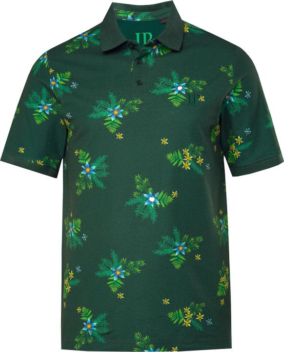 Image du produit JP1880 Polo à manches courtes en maille piquée, avec motf floral - jusqu'au 8 XL (5XL)