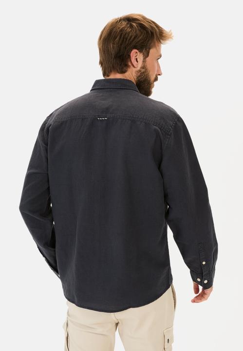 Actual product image Camel Active Langarm-Leinenhemd mit Soft-Wash-Veredelung (M)