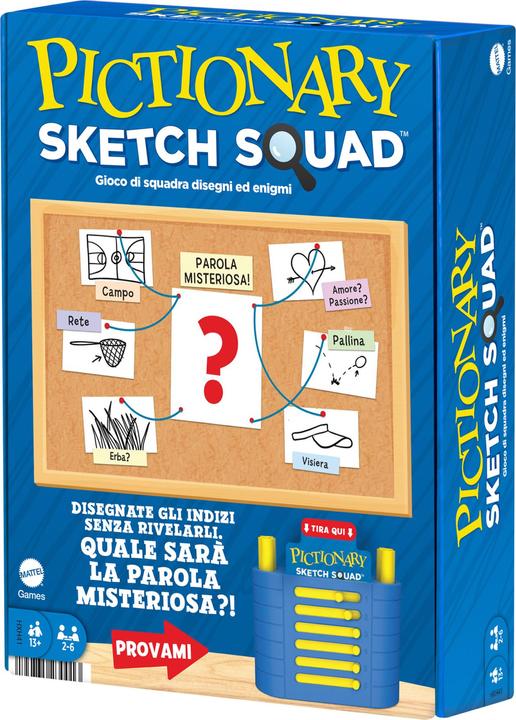 Mattel Pictionary Sketch Squad (Italian, 2 - 6 Players)