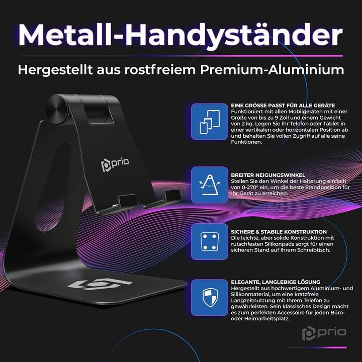 Immagine prodotto prio Metall-Schreibtischständer