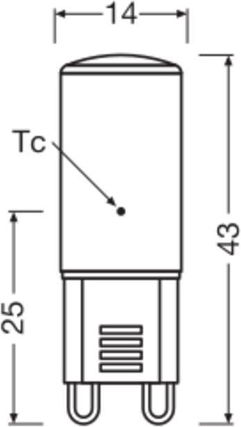 Produktbild Osram Led Base Pin G9 (G9, 20 W, 200 lm, 3 x, F)
