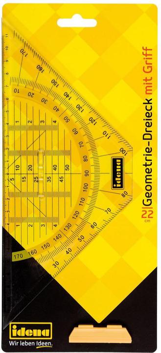 Actual product image Idena Geo triangle 22cm large, with handle (22 cm, Plastic)