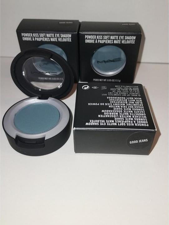 Actual product image MAC Cosmetics Powder Kiss Soft Matte Eye Shadow (Good Jeans)