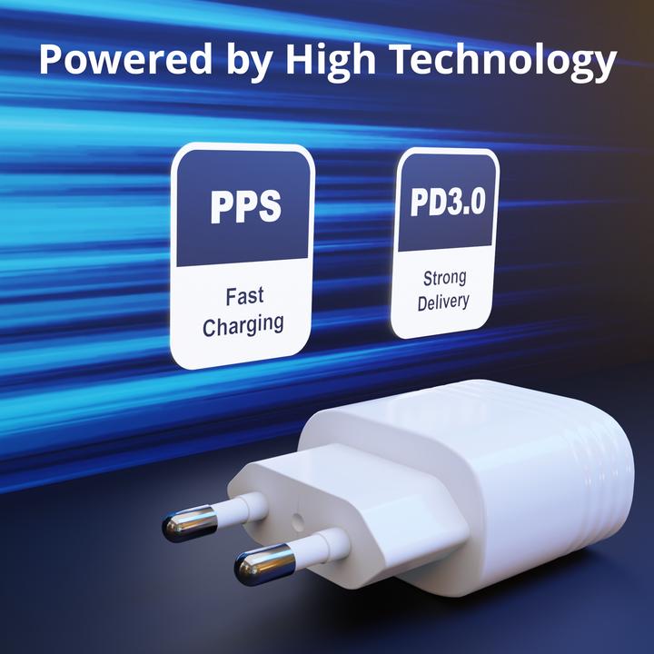 Actual product image Solum Fast Charging 25W Single USB-C, white (25 W)