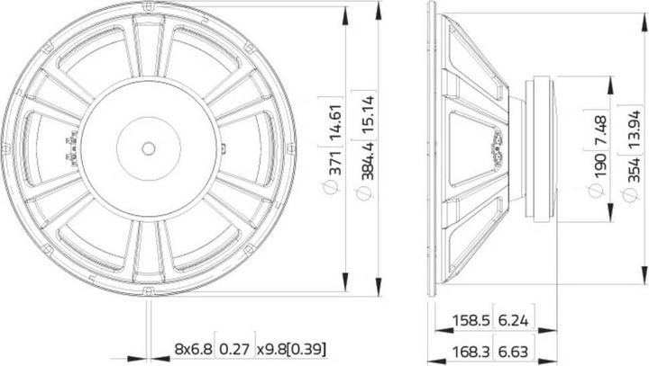 Productafbeelding Lavoce 15SubwooferFerrietkorf (1 stuk)