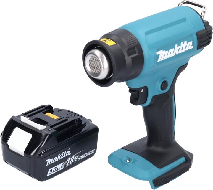 Image du produit Makita DHG 180 F1 Pistolet à air chaud sans fil 18 V 550 °C + 1x batterie 3,0 Ah - sans chargeur