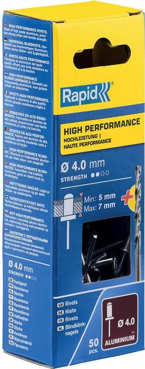 Produktbild Rapid Universal Blindniete Ø 4,0 x 10 mm