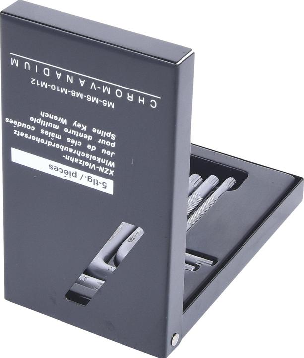 Actual product image KS Tools Multi-tooth square spanner set. short. 5 pcs. 1